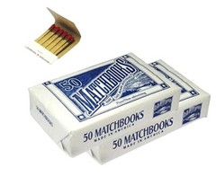 600 Plain White Matches Matchbook for Wedding Birthday Wholesale Made in America