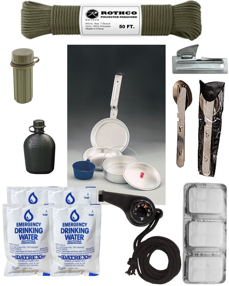 Basic Camping Kit & Emergency Preparedness Gear – Camping Survival Disaster