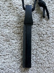 NEW 4” Reinforced Fire Strike Magnesium Flint Fire Starter Rod + Scraper BLACK