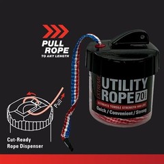 Rapid Rope Canister Tactical Paracord, 1100lb Test, USA Made | 70ft Patriot