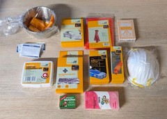 LOT OF Assorted Emergency/Survival/Camping/Bugout/Backpacking Bag Supplies New