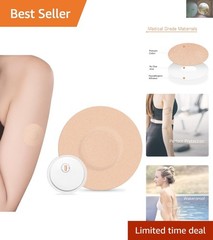Hypoallergenic Beige Adhesive CGM Patches for Freestyle Libre 3 – 20 Count