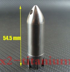 Titanium Ti » Rocket » EDC Key chain Waterproof Capsule pill Bottle + ball chain
