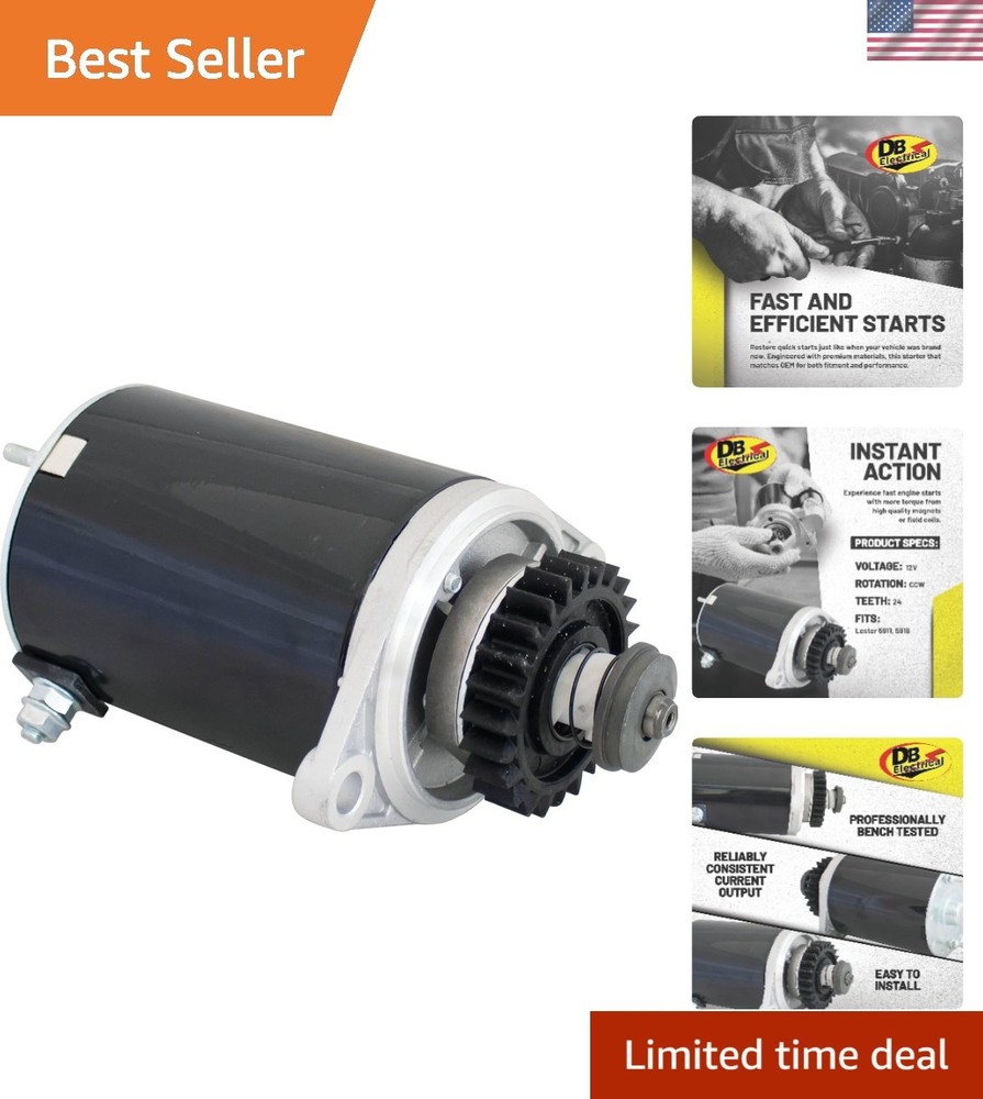 Starter Compatible with/Replacement for Onan KV Engines 191-1798, 191-2312, 1…
