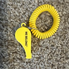 20 Wrist Whistles Yellow Plastic Soccer Basketball Football Sports Whistles