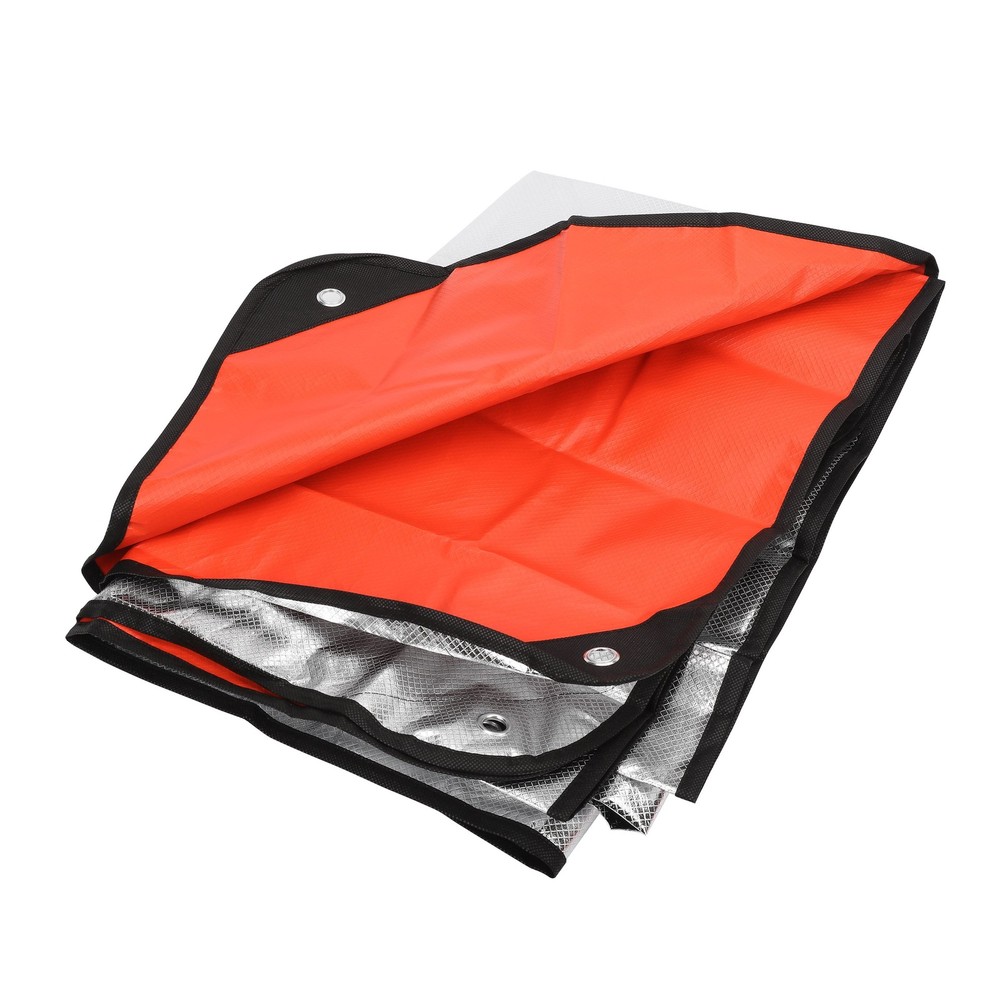 Emergency Survival Camping Blanket Orange Reflective Thermal Insulated All