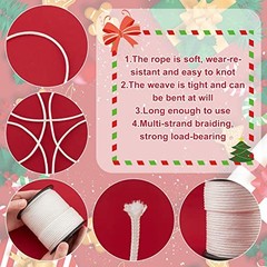 3mm 54yard Parachute Cord Nylon Rope Cord Blinds String Braided Lift White