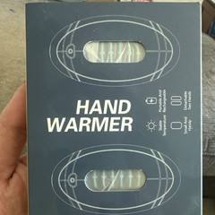 XHF Electric Hand Warmer Rechargeable Portable Black 2 Pack Small and Handy