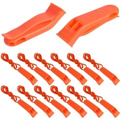 WSSROGY 60 Pack Emergency Whistles Safety with Lanyard 120db Loud Survival Re…