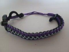 Paracord Survival Hiking Bracelet Fire Starter Compass Whistle