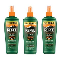 Repel Sportsmen Max Insect Repellent Spray Pump 40% DEET 7.5 oz (3-Pack) Outdoor