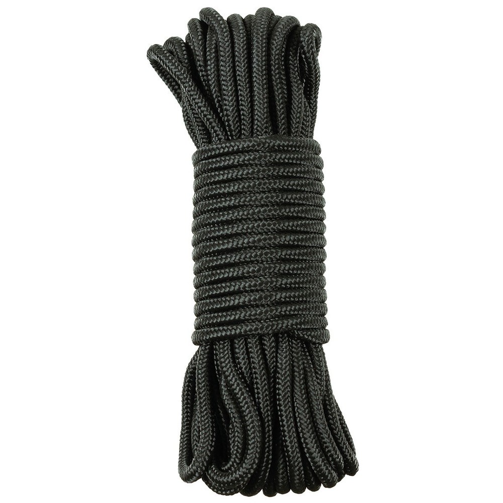 Rope MFH, black, length: approx. 15 meters, thickness: approx. 7 mm