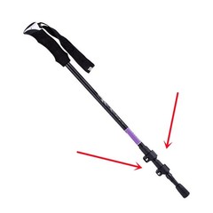 Replacement-Walking Stick-Lock Outdoor 14mm / 16mm / 18mm Trekking Pole Parts