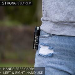 5 Police Magnum Glow In Dark Pepper Spray .75oz GID Pocket Clip Night Defense