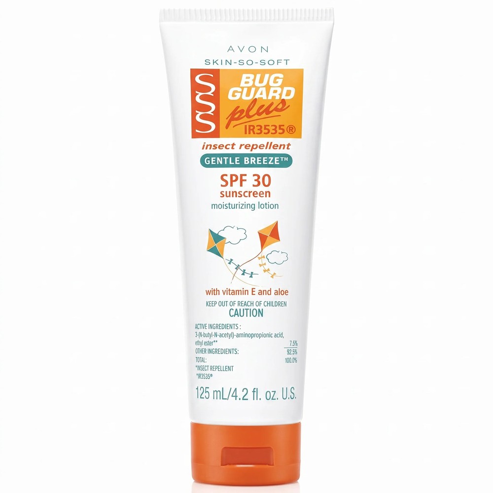 Avon Skin So Soft Bug Guard IR3535 SPF 30 Insect Repellent Lotion 4.2 oz NEW