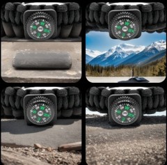 Survival Paracord Bracelet – Fire Starter With Compass Limitless Uk PERFECT GIFT
