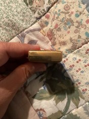 Zippo Solid Pocket Lighter, Brushed Brass with Solid Brass 204-000249