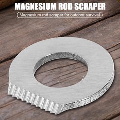 Outdoor Survival Camping Scraper Stainless Steel Flint Equipments Multifunctiona