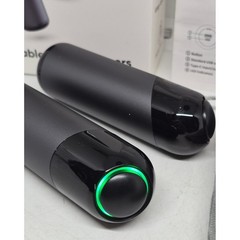 U-miss Rechargeable Hand Warmers 2 Pack Black Portable Power Bank Heat Therapy