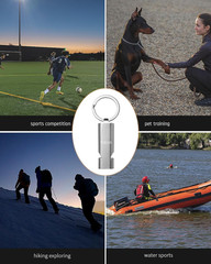 Loud Emergency Whistles,130Db+ Lifeguard Safety Whistle Keychain for Surviva Cam