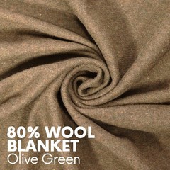 Bulk Military Wool Blanket 62X80,66X90 Fire Retardant for Emergency 3.25/3.50 LB