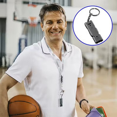 180dB Double Tube Emergency Whistle – SOS Signal Whistle for Outdoor & Camping