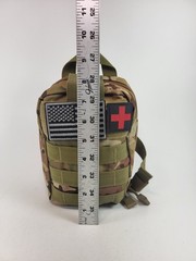 Emergency Survival Kit Bag First Aid Bug out Military Prepper Kit 142 Piece Kit