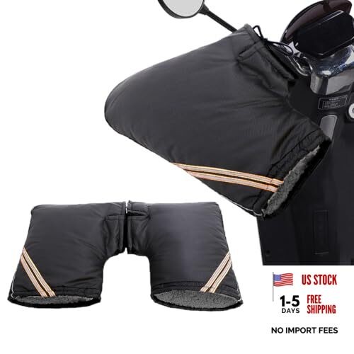 Waterproof Motorcycle Handlebar Gloves Universal Winter Motorbike Hand Style A