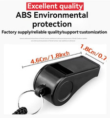 Special Offer Package 100PCS Wholesale High Quality Black Whistle Referee Game H