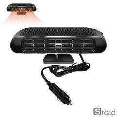 12V Car Heater And Fan, 360° Defrost, Dual Mode, Cigarette Lighter Power