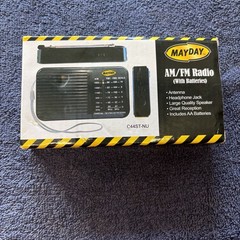 Mayday AM/FM Radio With Batteries Earthquake Kit Item