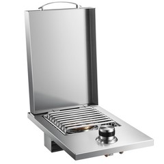 VEPURLT Outdoor Grill Drop-in Gas Single Side Grill Burner 304 Stainless Steel..
