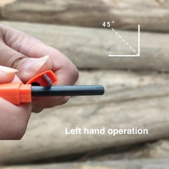 Ferro Rod Fire Starter for Camping, Ferrocerium Flint and Striker Survival Kit
