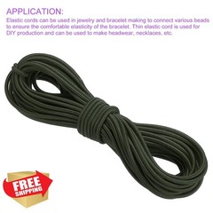 DMiotech 3mm 33ft Army Green Stretchy Cord
