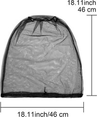4-Pack Mosquito Face Mesh Net – Insect Protection for Outdoor Adventures