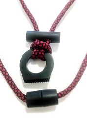 Fire Starter Breakaway Necklace Survival Ferro Steel Kit Copper Wire In Paracord