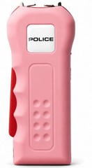 POLICE Stun Gun 512 700 BV Rechargeable LED Flashlight Pink
