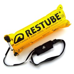 Restube Beach Inflatable Floating Buoy, Jet Black #RT-01101-JB