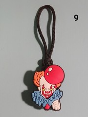 Paracord Handmade Zipper Pull HORROR THEMED- Beetlejuice/ Pennywise + 11 options