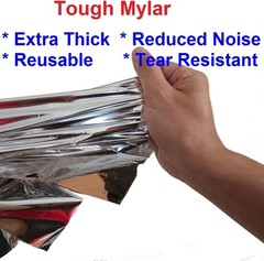 2-Pack Emergency Sleeping Bags, Mylar Thermal Bivy Sack for Survival