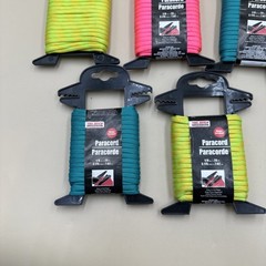 #N16- Tool Bench Hardware PARACORD TEAL 1/8in x 25 ft Lot of 5 New