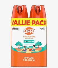OFF! FamilyCare Smooth & Dry Insect Repellent – 2 x 4 oz