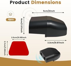 4 PCS Deer Whistles for Car, Automotive Save a Deer Whistles to Avoid Collisions