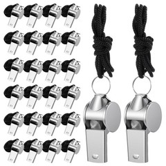 100 Pcs Stainless Steel Whistle Sports Training Cheerleader Team and Coaches …