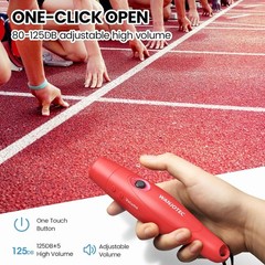 Battery Operated Electronic Whistle with 3 Adjustable Loud Sounds & Lanyard