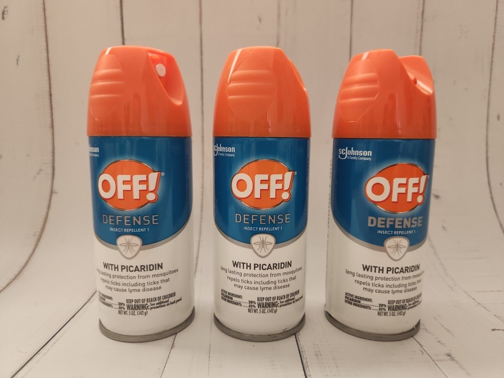 (Pack of 3) OFF! Defense Insect Repellent Spray, 5 oz Each, Total 15 oz