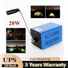 Portable Hand Crank Dynamo Charger Emergency USB Generator High Power