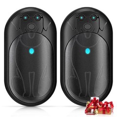 Hand Warmers Rechargeable 2 Pack, 6000mAh Electric Pocket 0.7″ X 1.8Cm, Black
