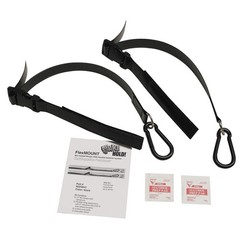 QUAKEHOLD! RDFMV2 Flex Mount Fastener, Black, 100 lb. 30ZM82