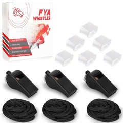 Whistle with Lanyard and Mouth Grip, Super Loud Sports Whistles, Perfect for …